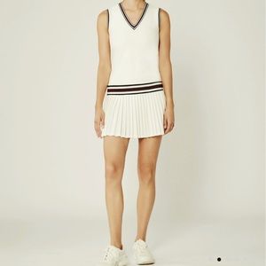 Tory Burch PERFORMANCE V-NECK TENNIS DRESS